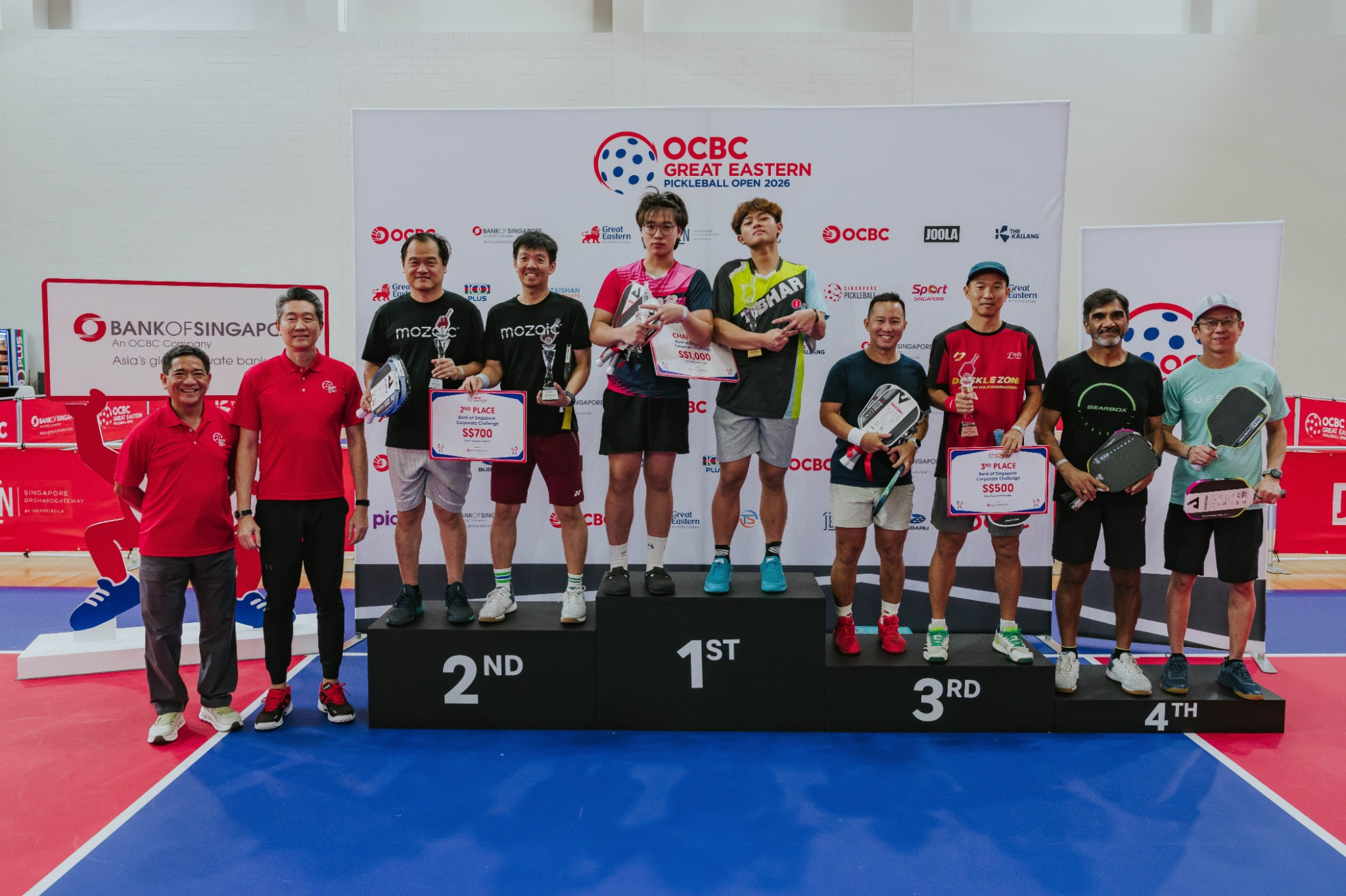 INAUGURAL OCBC-GREAT EASTERN PICKLEBALL OPEN DRAWS MORE THAN 1,000 PLAYERS 